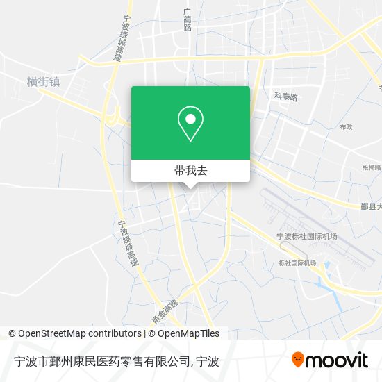 宁波市鄞州康民医药零售有限公司地图