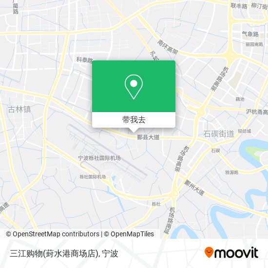 三江购物(葑水港商场店)地图