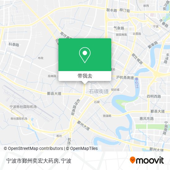 宁波市鄞州奕宏大药房地图