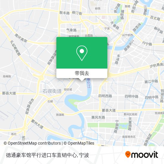 德通豪车馆平行进口车直销中心地图