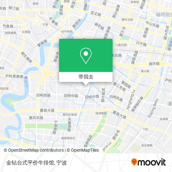 金钻台式平价牛排馆地图