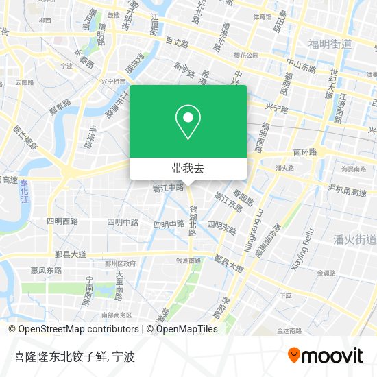 喜隆隆东北饺子鲜地图