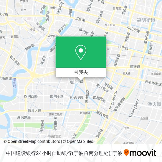 中国建设银行24小时自助银行(宁波甬南分理处)地图