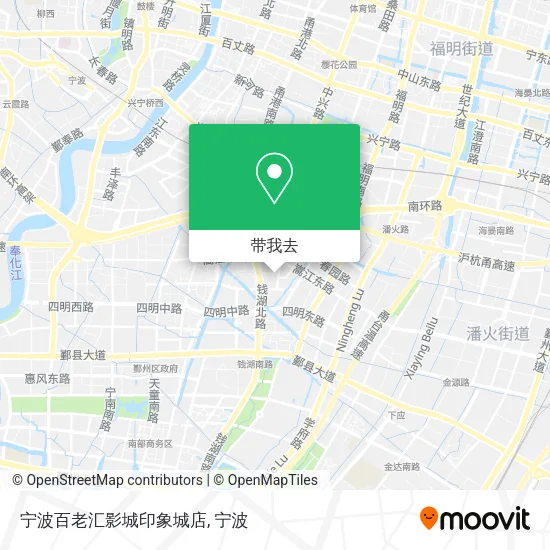 宁波百老汇影城印象城店地图