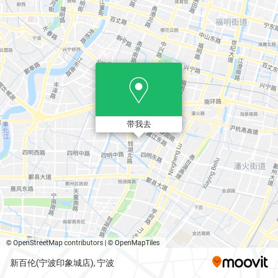新百伦(宁波印象城店)地图