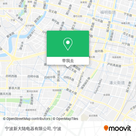 宁波新大陆电器有限公司地图