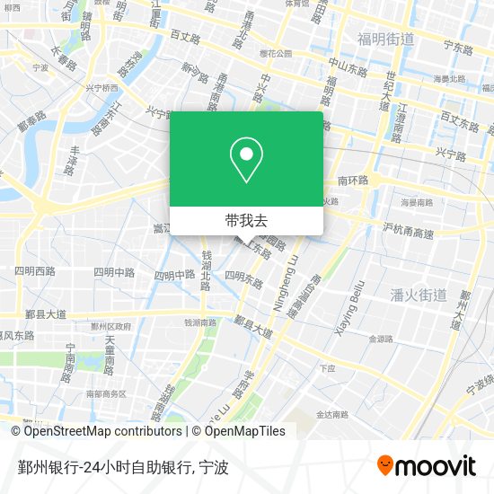 鄞州银行-24小时自助银行地图