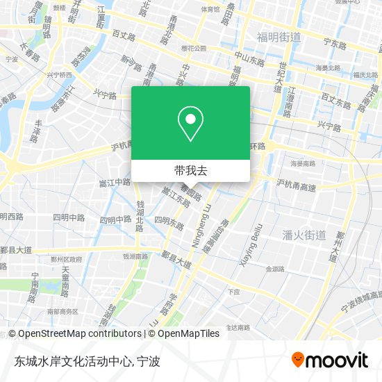 东城水岸文化活动中心地图