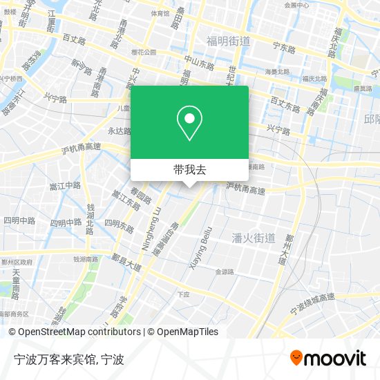 宁波万客来宾馆地图