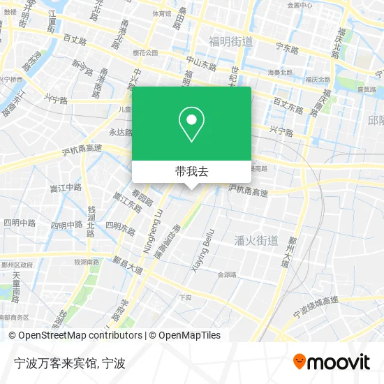 宁波万客来宾馆地图