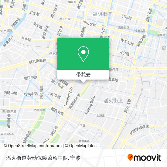 潘火街道劳动保障监察中队地图