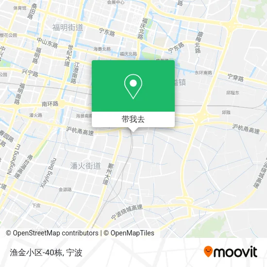 渔金小区-40栋地图