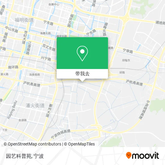 园艺科普苑地图