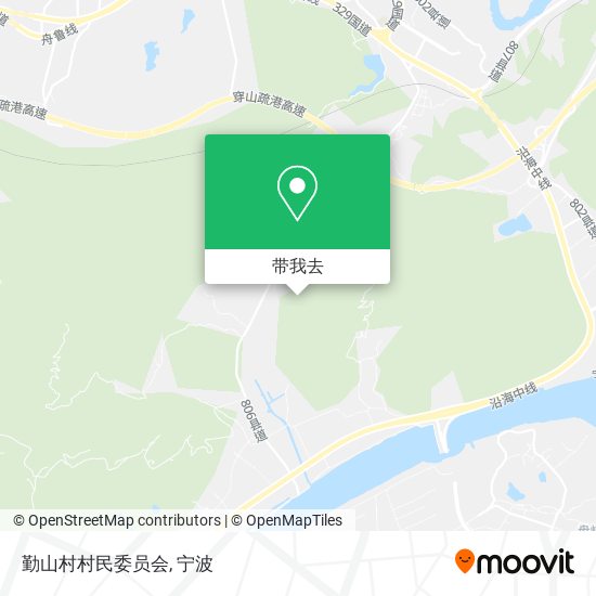 勤山村村民委员会地图