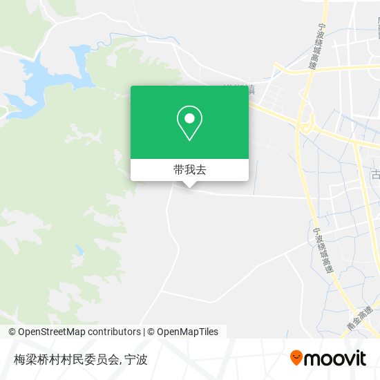 梅梁桥村村民委员会地图