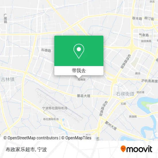布政家乐超市地图