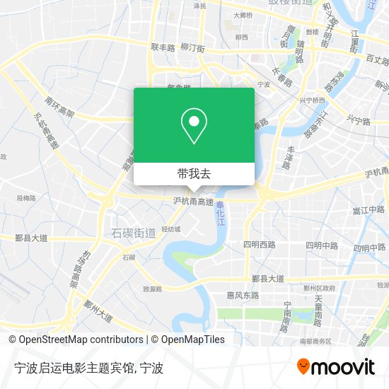 宁波启运电影主题宾馆地图
