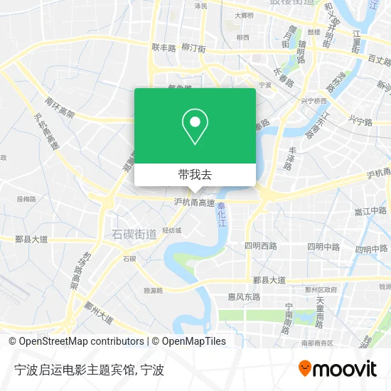 宁波启运电影主题宾馆地图