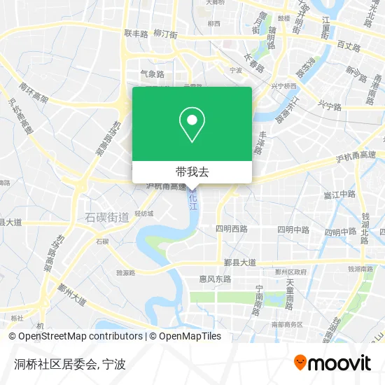 洞桥社区居委会地图