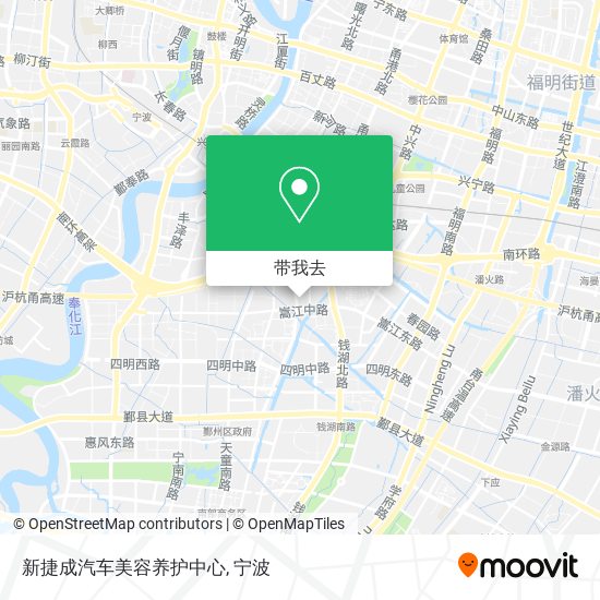 新捷成汽车美容养护中心地图