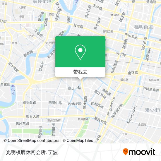光明棋牌休闲会所地图