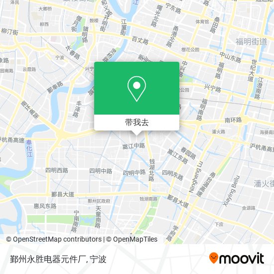 鄞州永胜电器元件厂地图