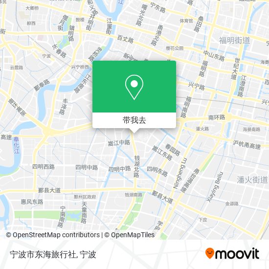 宁波市东海旅行社地图