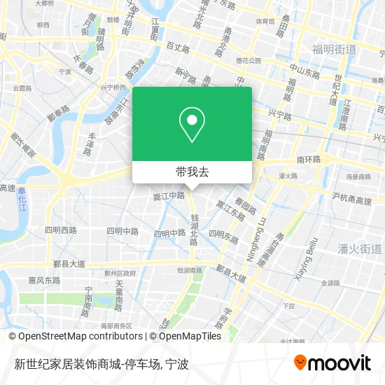 新世纪家居装饰商城-停车场地图