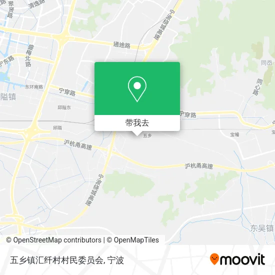 五乡镇汇纤村村民委员会地图