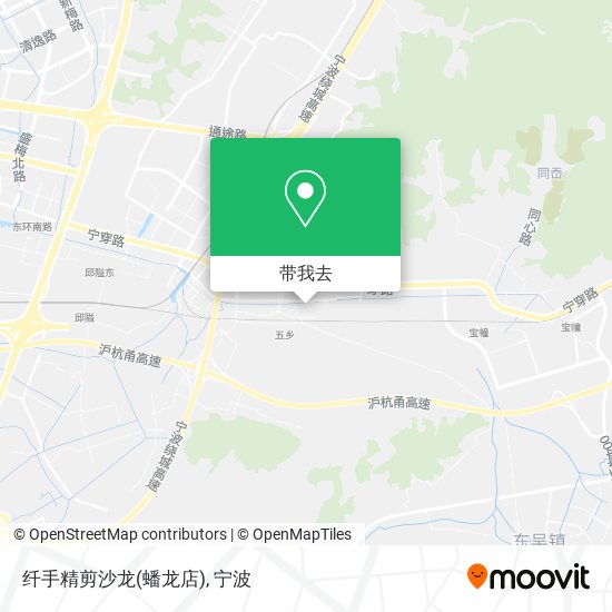 纤手精剪沙龙(蟠龙店)地图