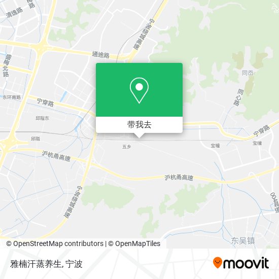 雅楠汗蒸养生地图
