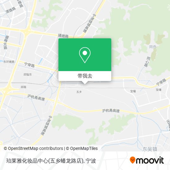珀莱雅化妆品中心(五乡蟠龙路店)地图