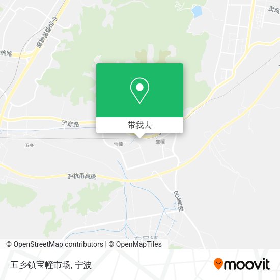 五乡镇宝幢市场地图