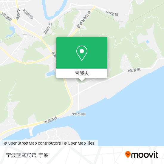 宁波蓝庭宾馆地图