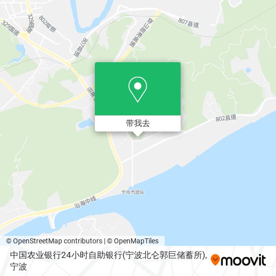 中国农业银行24小时自助银行(宁波北仑郭巨储蓄所)地图
