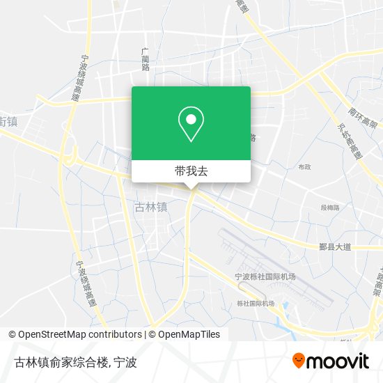 古林镇俞家综合楼地图