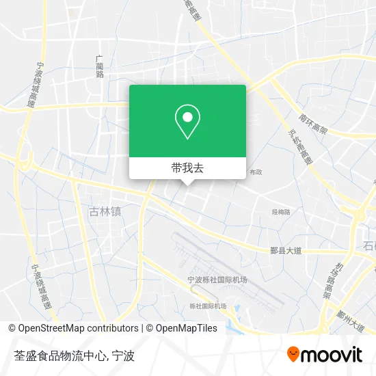 荃盛食品物流中心地图
