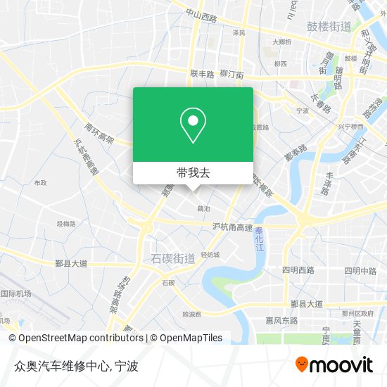 众奥汽车维修中心地图