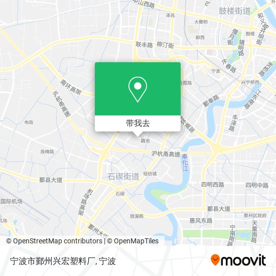 宁波市鄞州兴宏塑料厂地图