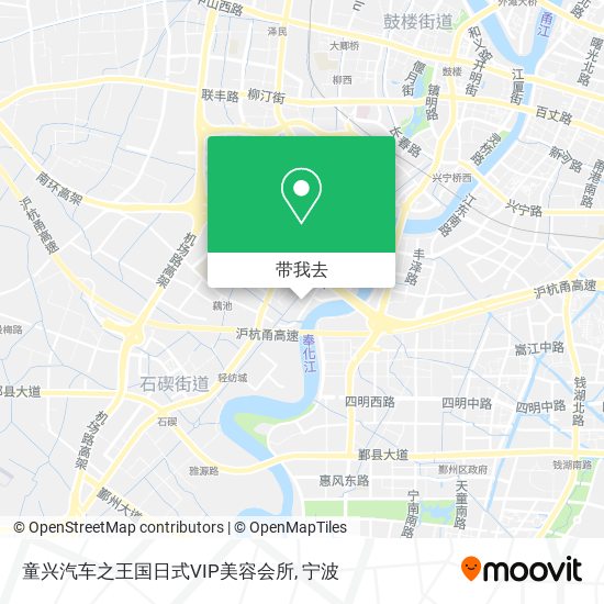 童兴汽车之王国日式VIP美容会所地图