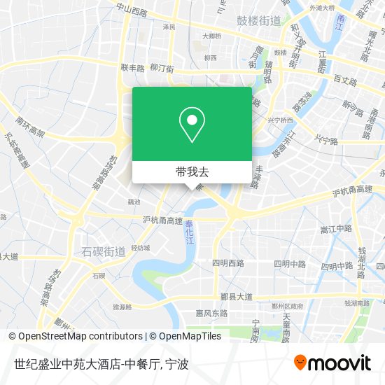 世纪盛业中苑大酒店-中餐厅地图