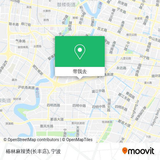 椿林麻辣烫(长丰店)地图