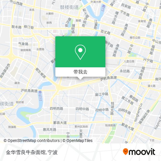金华雪良牛杂面馆地图