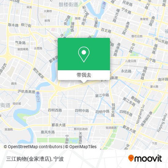 三江购物(金家漕店)地图