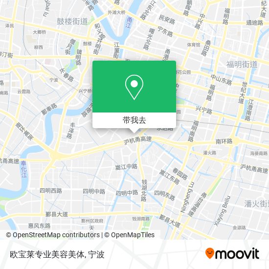 欧宝莱专业美容美体地图