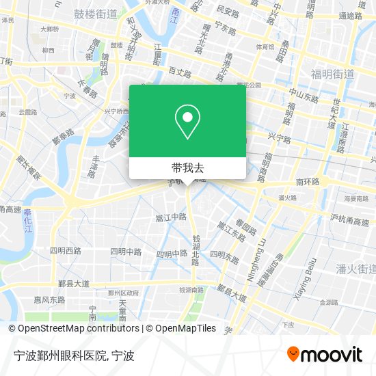 宁波鄞州眼科医院地图