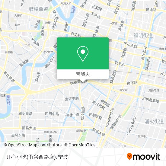 开心小吃(甬兴西路店)地图