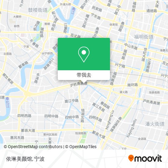 依琳美颜馆地图