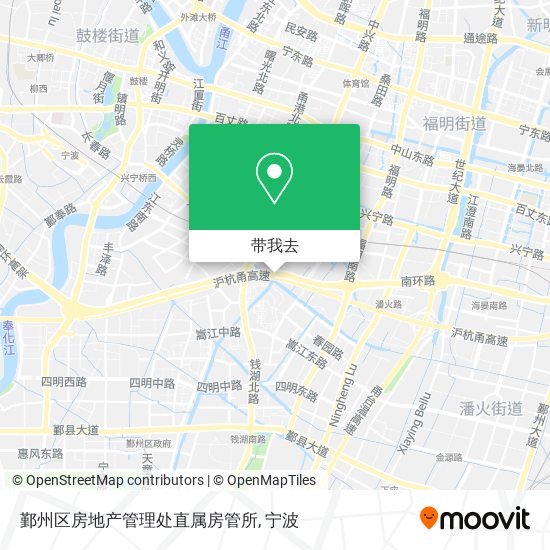 鄞州区房地产管理处直属房管所地图