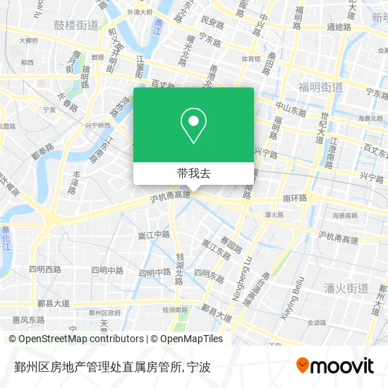 鄞州区房地产管理处直属房管所地图